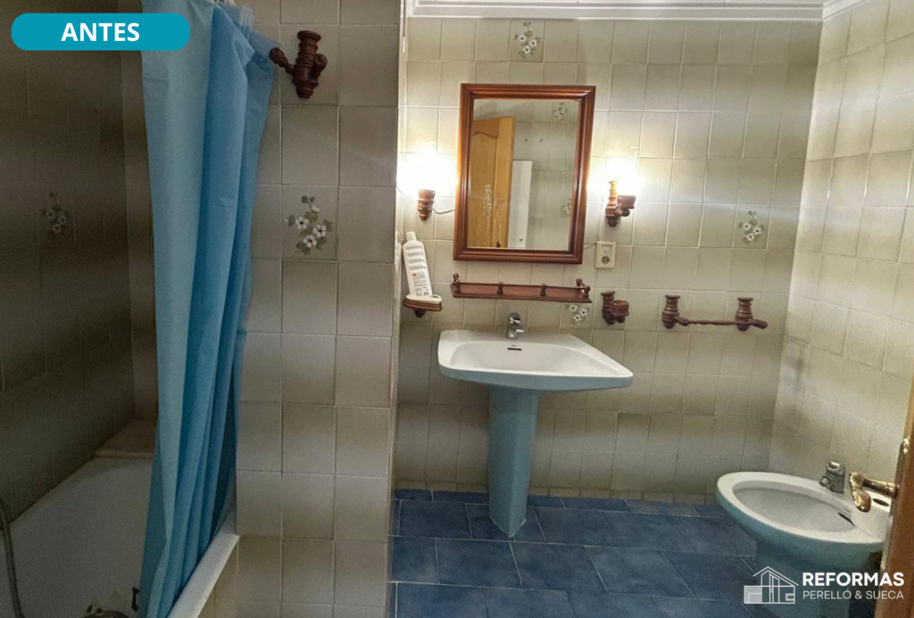 Antes reforma baño Sueca Antes de la reforma integral del baño en Sueca