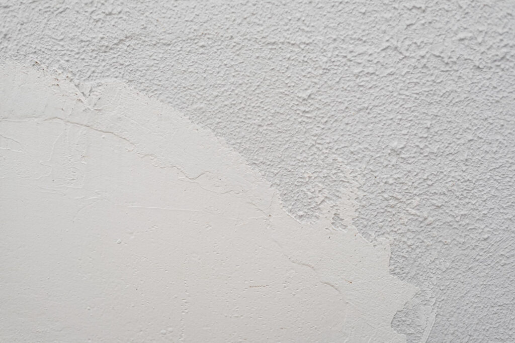 Imagen de pared con gotelé
